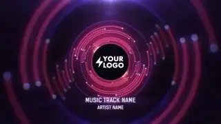 Audio React Tunnel Music Visualizer - After Effects Template