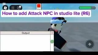 How to add Attack NPC in studio lite (R6)