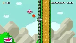 Super Mario Maker 2 - Bob-omb Elevator Trick