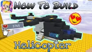 How To Build Helicopter in SkyBlock | Blockman Go : Blocky Mods
