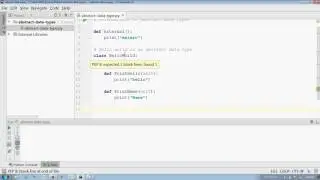 Python introduction to abstract data type in Hindi