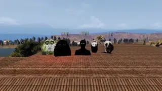 Nextbots invade my mansion(Garry's mod sandbox)