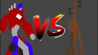 Optimus Prime vs Siren Head (Stick Nodes Animation)