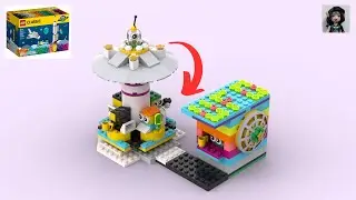 CAROUSEL UFO Lego classic 11022 ideas How to build