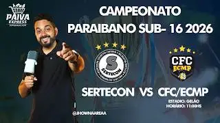 SERTECON VS CFC   - CAMPEONATO PARAIBANO  SUB 16 - 12/04/2026