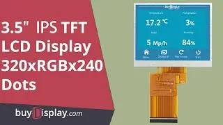 3.5" IPS TFT Display,OPTL Capacitive Touch,LQ035NC111,LQ035NC211