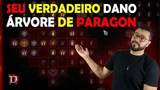 Guia ÁRVORE de PARAGON a verdadeira FONTE do SEU DANO em Diablo 4.