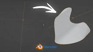 How to Turn a Curve Into a Mesh in Blender in 1 Minute!