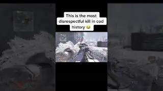 The Most DISRESPECTFUL Kill in COD History #shorts