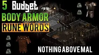 Diablo 2 - 5 Budget Body Armor Rune words for New Players