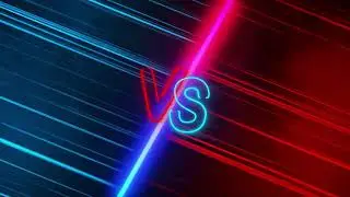4k  Versus battle game neon - Free 4K Stock Footage, Copyright Free,  Video Background Loop 10-sec