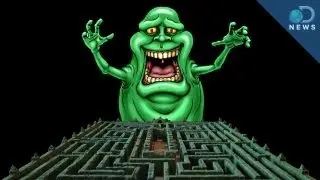 Slime Mold Solves Mazes