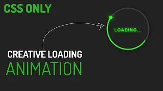 Glowing Loader Ring Animation in HTML | CSS