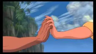 Two worlds - Tarzan and Jane (Mowgli version)
