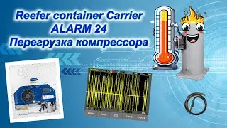 Reefer container Carrier Alarm 24/Рефрижераторный морской контейнер ошибка 24, причины, ремонт