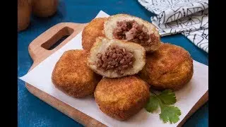 ELWASFA | طريقة عمل كرات البطاطس باللحم المفروم وصفة لذيذه وشهيه