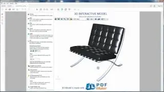 3D PDF Maker for Rhino  Tutorial 1.  Insert Rhino 3D Models in PDF