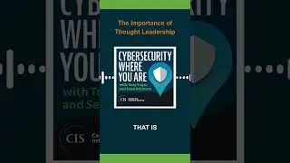 The importance of thought leadership in cybersecurity. #shorts #cybersecurity