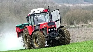 ☆ Ekstremalne rozsiewanie nawozów 2020 ☆ & Zetor 12245 & Unia ✔㋡