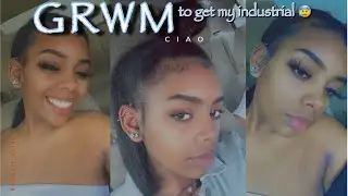 GRWM To Get My Industrial Piercing | Anna Kate