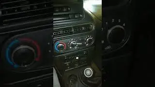 Замена подсветки блока климота.