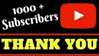 Subescribe 1000 thanks video- ඔක්කොමටම ආදරෙය බන්