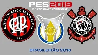 GAMEPLAY PES19 PS4 ATL PARANAENSE X CORINTHIANS BR2018