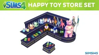 The Sims 4 Happy Toy Store Trailer (mini CC pack)