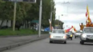Автопроезд перед матчем Алания-КС (1)