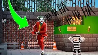 ESCAPA DE LA PRISIÓN EL GUASON JOKER MINECRAFT TROLL