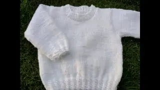Knit a basic sweater or jumper on two needles