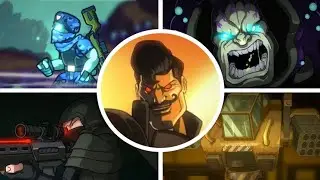 Strike Force Heroes Remastered - All Bosses (No Deaths, No Self Revive)