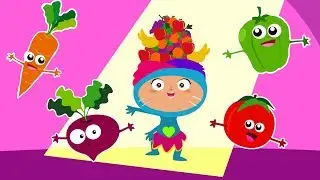 VEGGIES ARE SO COOL SONG | Nursery Rhymes & Cartoons for Kids | Vegetable song