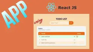 How to make a Todo List App using ReactJS