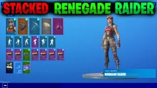 STACKED RENEGADE RAIDER FORTNITE ACCOUNT SHOWCASE (Subscribers Lockers Ep.5)
