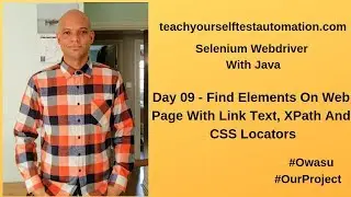 Find Elements On Web Page With Link Text Xpath And CSS Locators | Locators In Selenium