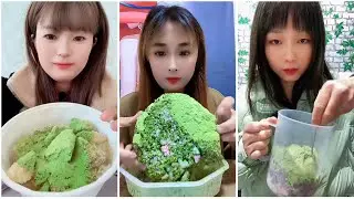 ASMR ICE EATING | MATCHA ICE EATING | RELAX VIDEO