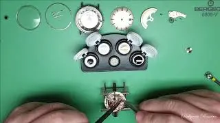 Limpiar reloj Omega 625 automático. Proceso completo de limpieza de un reloj Omega.