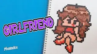 COMO DIBUJAR GIRLFRIEND FRIDAY NIGHT FUNKIN PIXEL ART - PIXELADOS