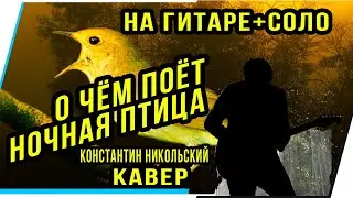 НОЧНАЯ ПТИЦА НА ГИТАРЕ+СОЛО.КАВЕР НА ПЕСНЮ НИКОЛЬСКОГО