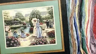 #57. Embroidery/ MY NEW PROCESS/ Dimensions 35021 - A Stroll In The Park / A Walk in the Park/ Be...