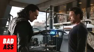 Iron Man Vs Loki Scene  - THE AVENGERS 2012