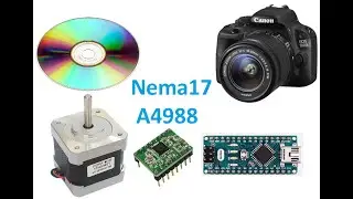Поворотный стол Arduino Nano шаговый двигатель / Rotary table