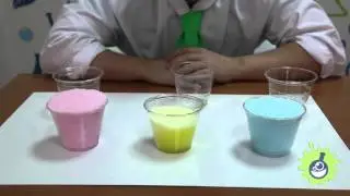 Научное шоу. Все опыты с искусственным снегом.