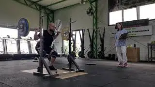 51 ATG Squats at 220lbs/100kg