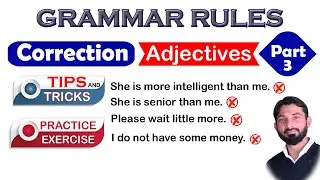 Correction of Adjective | Basic English Grammar | Common Errors