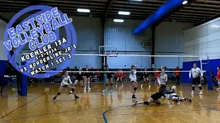 Eastside Volleyball Club - Koehler 13A vs Borderline Jr set 3 - 2-3-2024