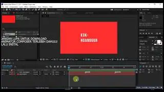 Cara Membuat Intro KOK - BISA dengan After Effect CC