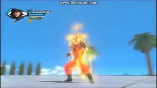 Dragonball Xenoverse - Super Saiyan 3 transformation on custom character