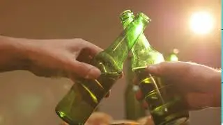 Beer Bottle Cheer Footage Video